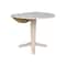 International Concepts 42 in. Solid Wood Round Dual Drop Leaf Dining Pedestal Table - 36.3 in.High, Unfinished K-42DPT-23B-36 - alternate 5